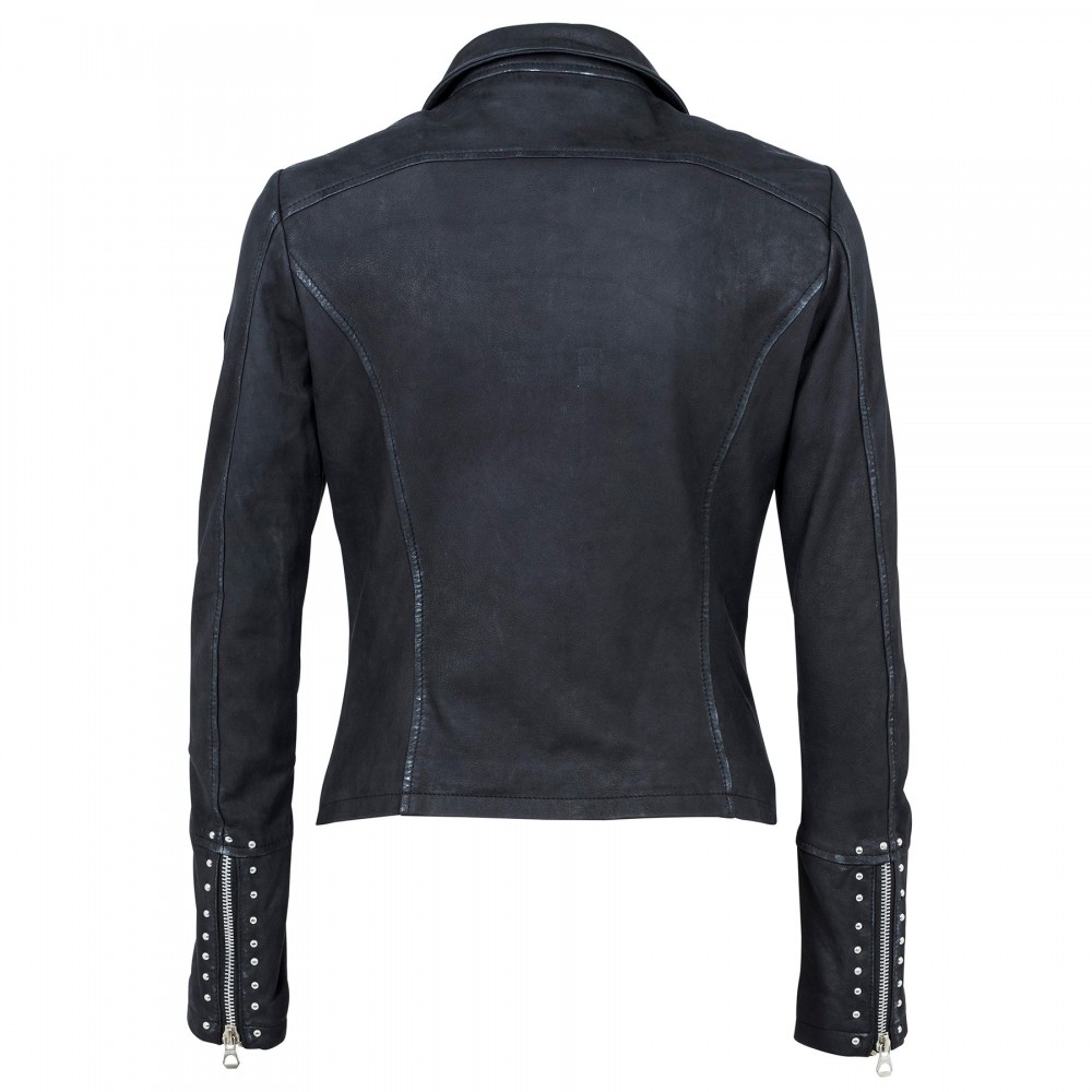Geaca de Piele Naturala Dama Gipsy Negru Argintiu Lara 2 LCOUNTV Geaca de Piele Naturala Dama Gipsy Negru Argintiu Lara 2 LCOUNTV - readytowear.ro