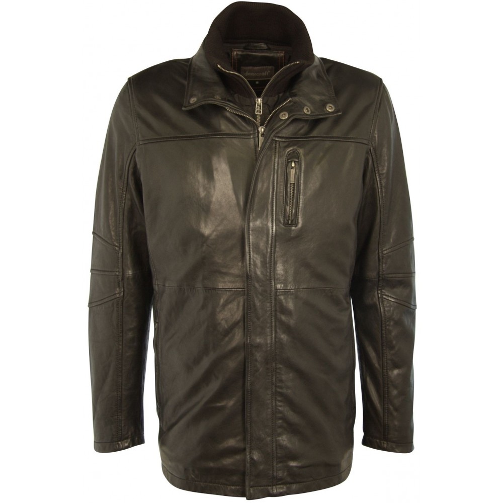 Geaca de Piele Naturala Barbati Gipsy Neagra Lark NSLONTV W Geaca de Piele Naturala Barbati Gipsy Neagra Lark NSLONTV W - readytowear.ro