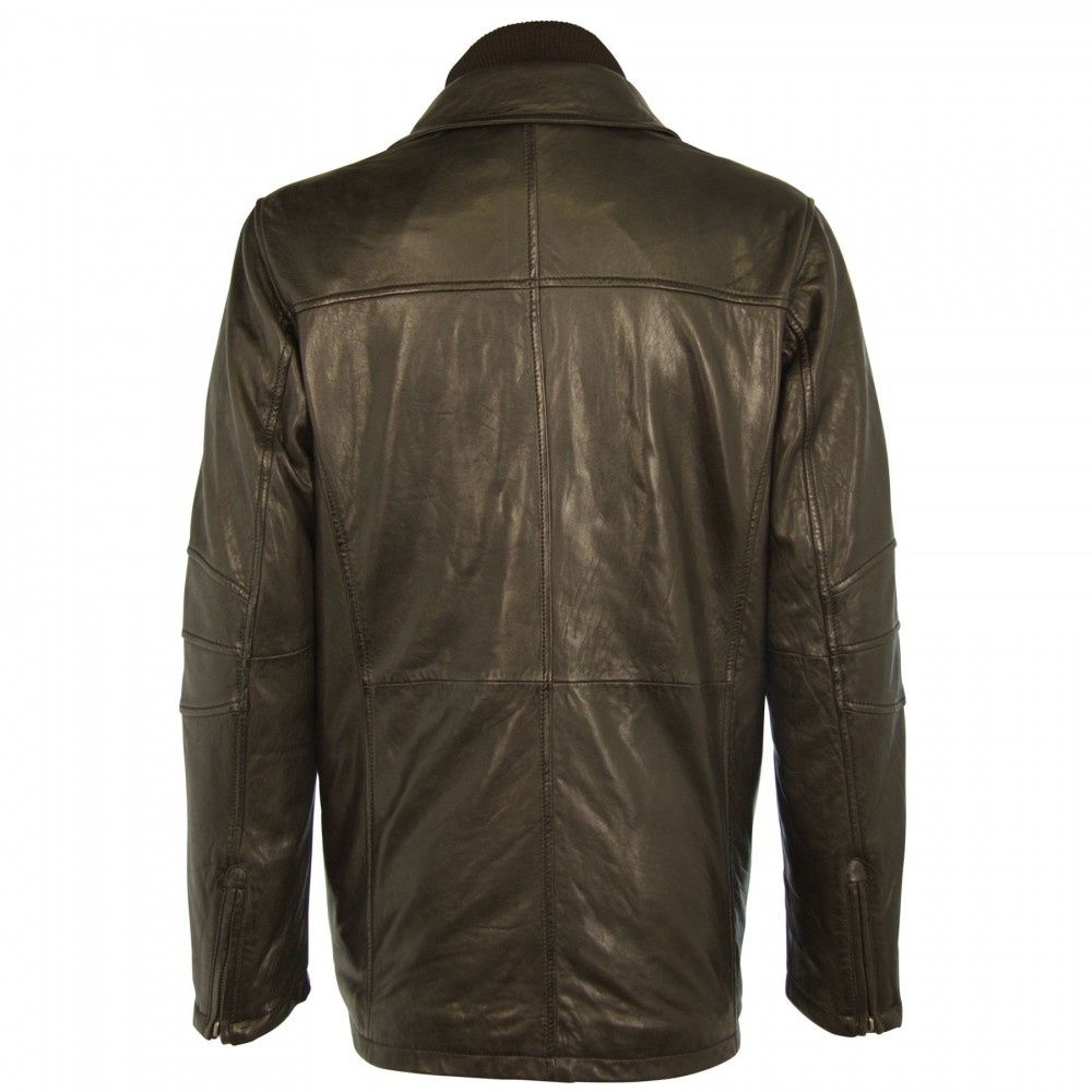 Geaca de Piele Naturala Barbati Gipsy Neagra Lark NSLONTV W Geaca de Piele Naturala Barbati Gipsy Neagra Lark NSLONTV W - readytowear.ro