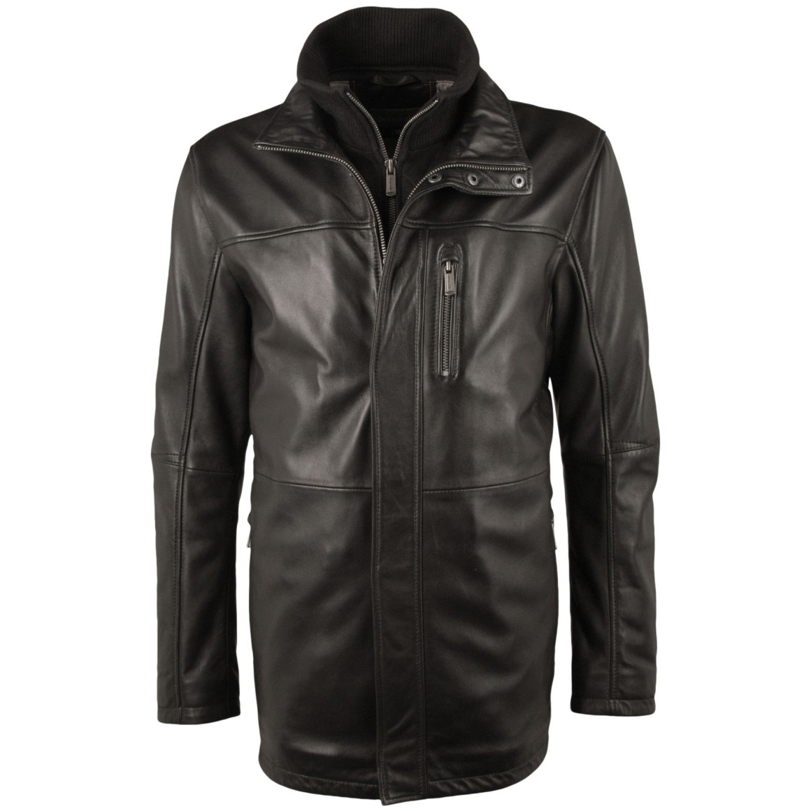 Geaca de Piele Naturala Barbati Gipsy Maro Inchis Lark W18 LACA W – IMBRACAMINTE