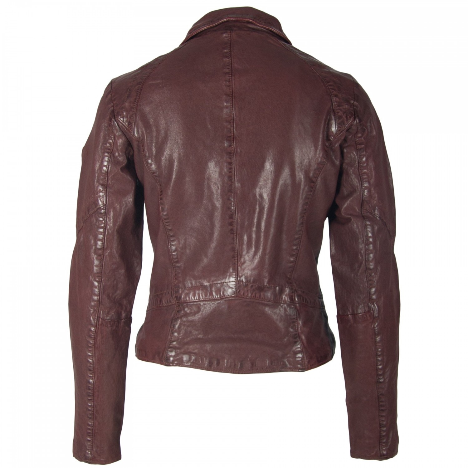 Geaca de Piele Naturala Dama Gipsy Visinie Lenie LVTW – IMBRACAMINTE