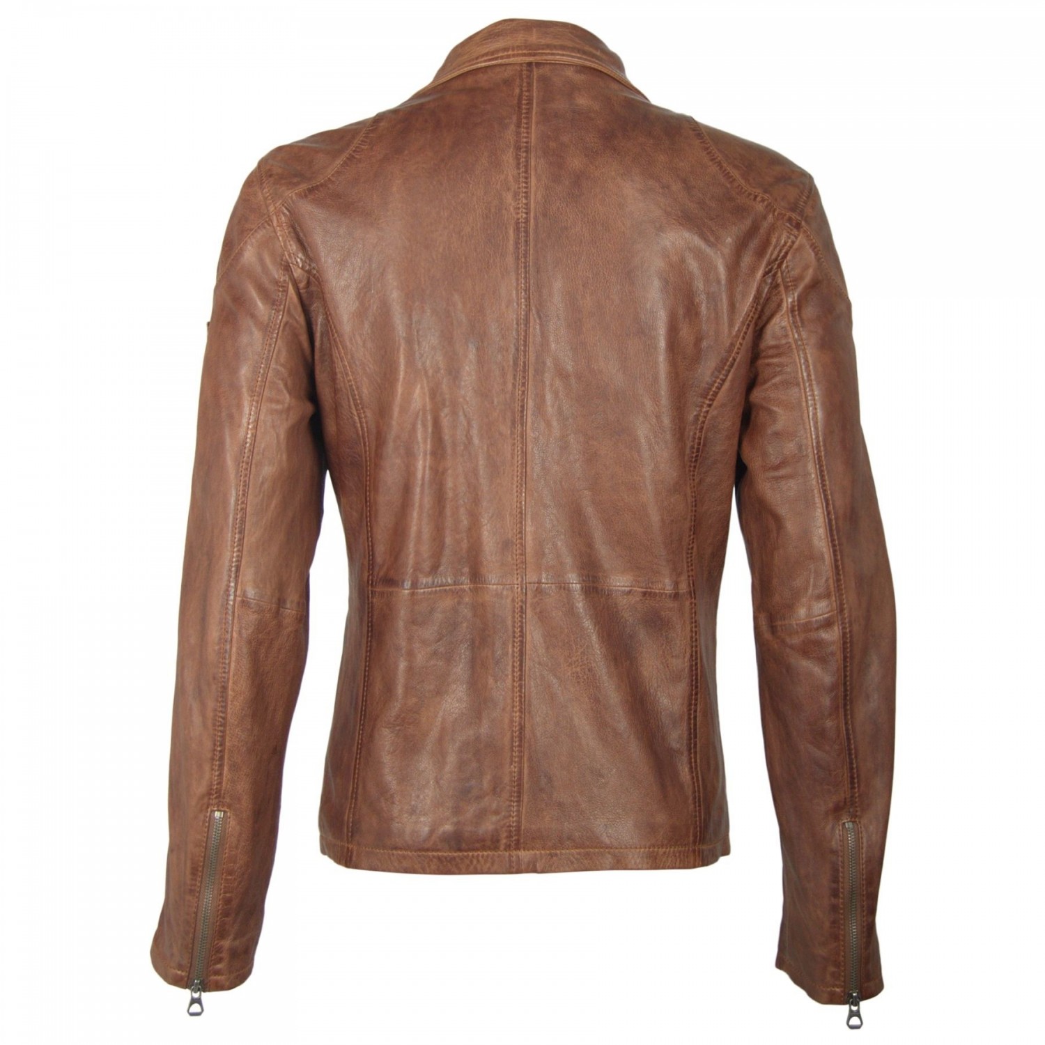 Geaca de Piele Naturala Barbati Gipsy Castanie Leon 2 NSLV – IMBRACAMINTE