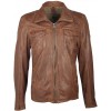 Geaca de Piele Naturala Barbati Gipsy Castanie Leon 2 NSLV Geaca de Piele Naturala Barbati Gipsy Castanie Leon 2 NSLV - readytowear