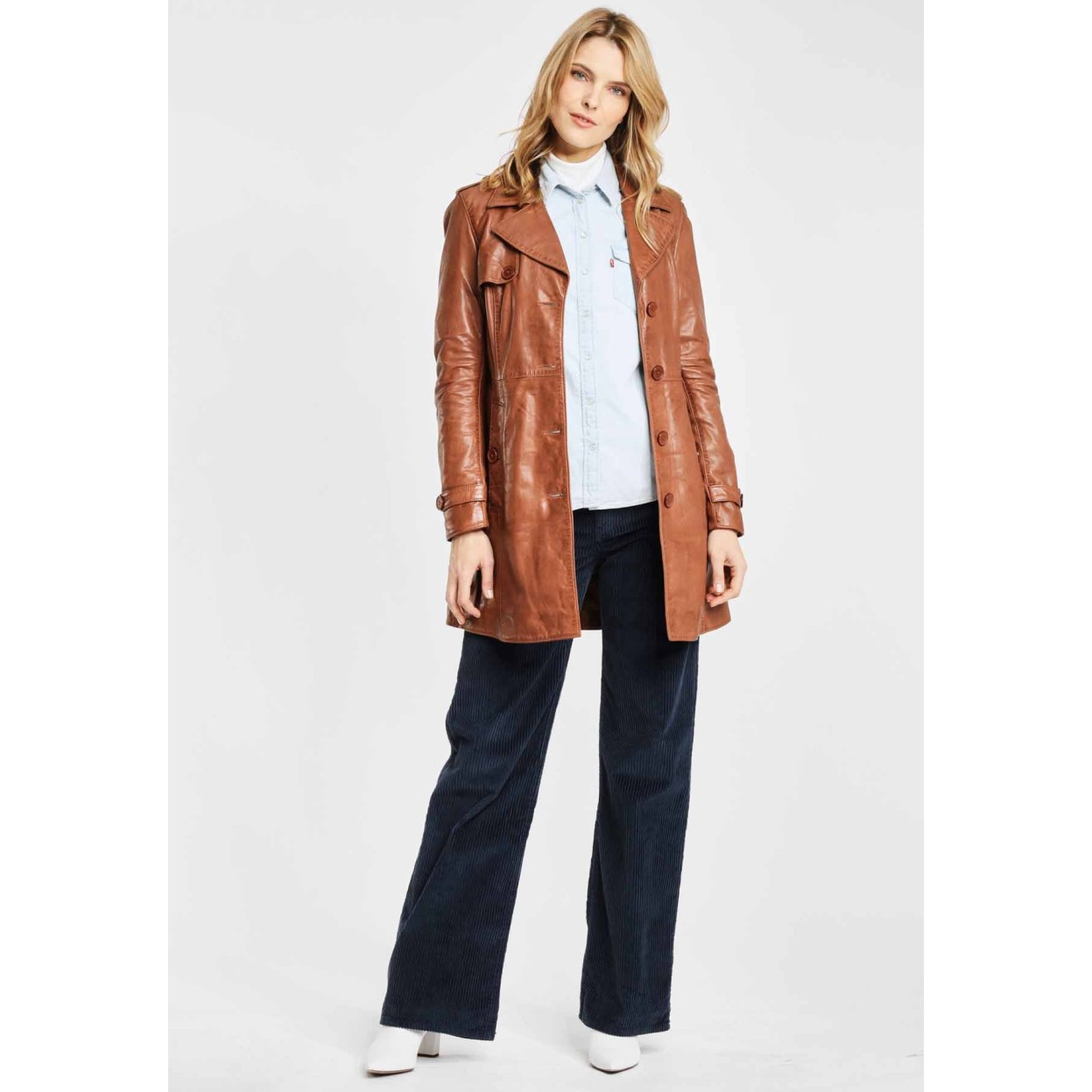 Geaca Lunga de Piele Naturala Dama Gipsy Coniac Life NSLONTV – IMBRACAMINTE Geaca Lunga de Piele Naturala Dama Gipsy Coniac Life NSLONTV – IMBRACAMINTE