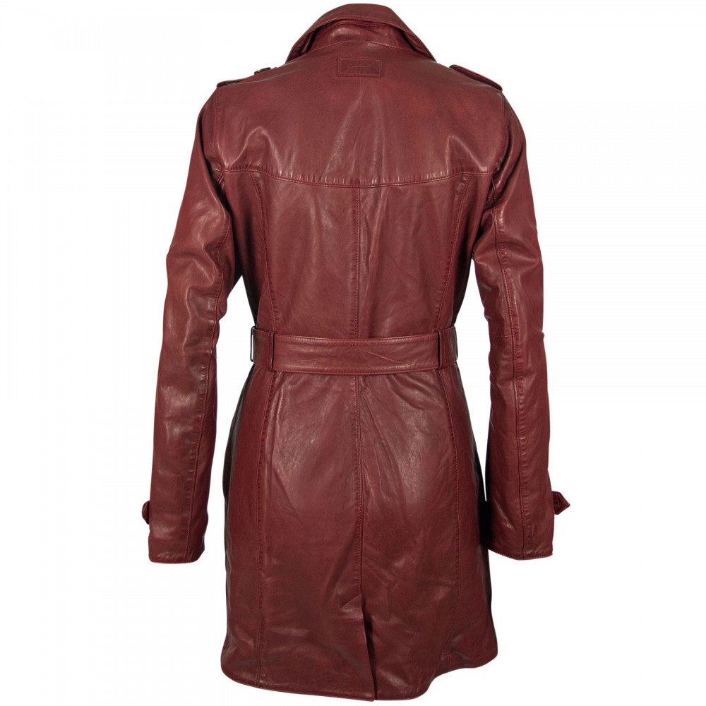 Geaca Lunga de Piele Naturala Dama Gipsy Rosie Life NSLONTV Geaca Lunga de Piele Naturala Dama Gipsy Rosie Life NSLONTV - readytowear.ro