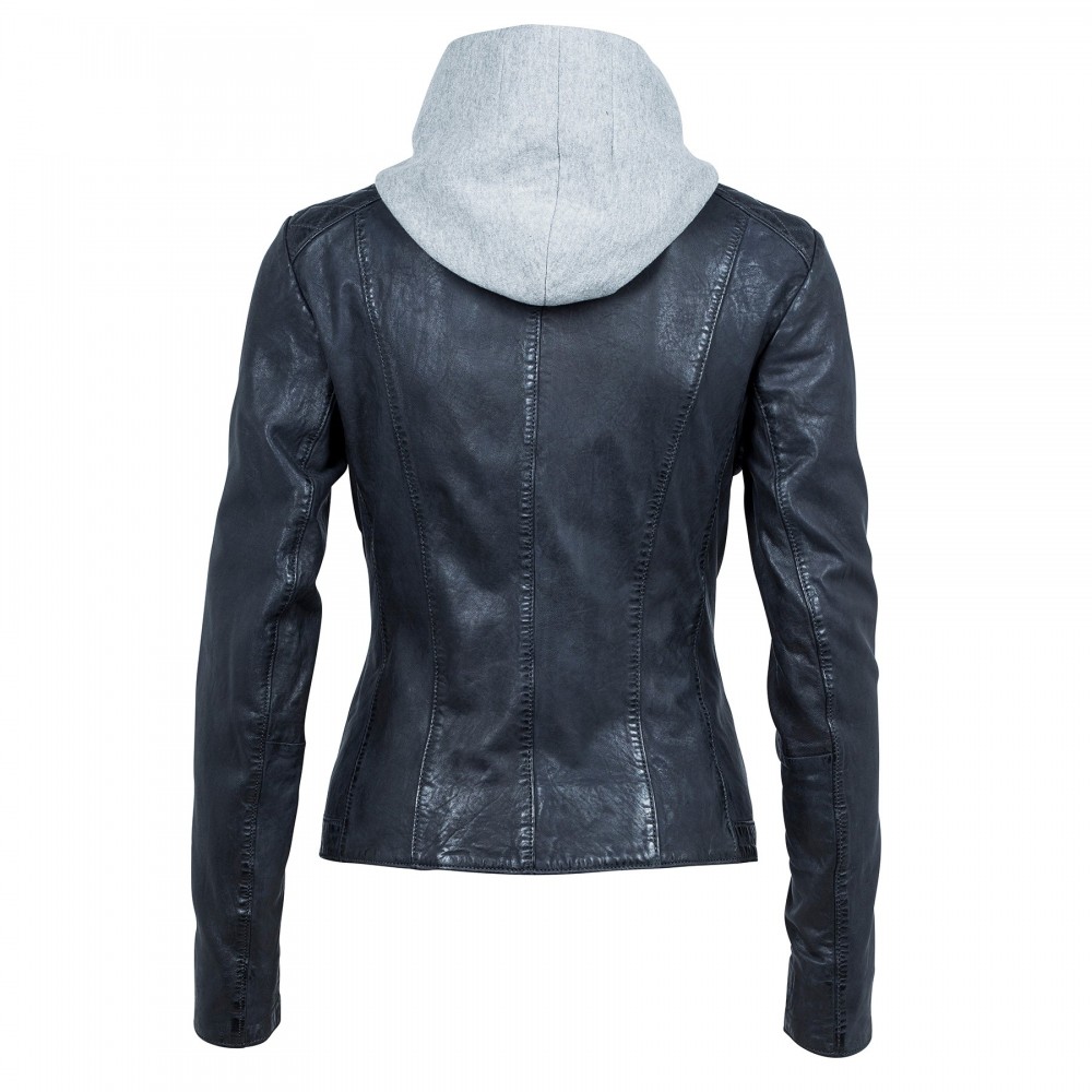 Geaca de Piele Naturala Dama Gipsy Bleumarin Livy LASV Geaca de Piele Naturala Dama Gipsy Bleumarin Livy LASV - readytowear.ro