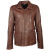 Geaca de Piele Naturala Barbati Gipsy Castanie Logan NSLV Geaca de Piele Naturala Barbati Gipsy Castanie Logan NSLV - readytowear