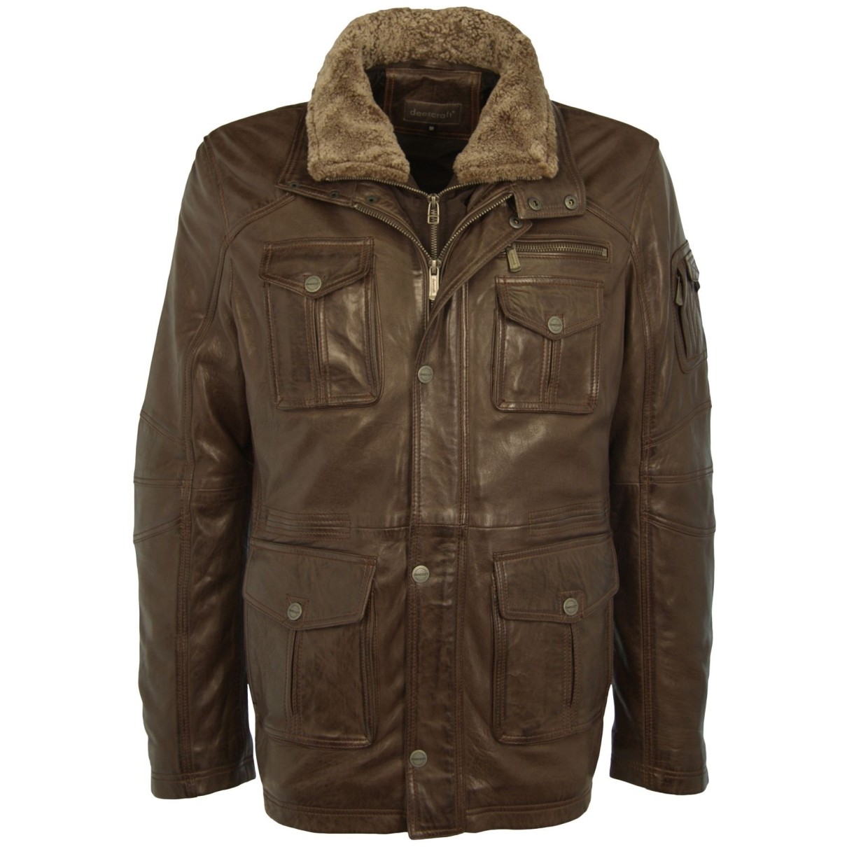 Geaca de Piele Naturala Barbati Gipsy Maro Inchis Lonan 2 NSLONTV W – IMBRACAMINTE