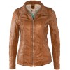 Geaca de Piele Naturala Dama Gipsy Coniac Lora LAMAS Geaca de Piele Naturala Dama Gipsy Coniac Lora LAMAS - readytowear