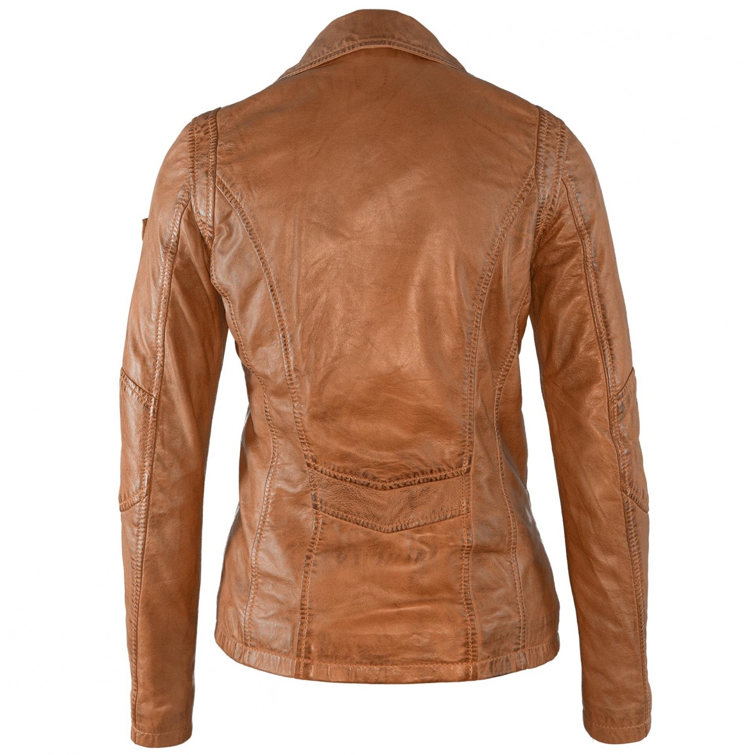 Geaca de Piele Naturala Dama Gipsy Coniac Lora LAMAS – IMBRACAMINTE