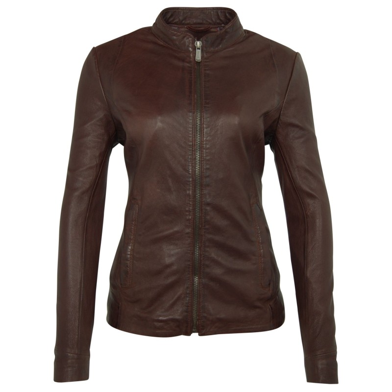 Geaca de Piele Naturala Dama Gipsy Maro Inchis Lorel LVANV – IMBRACAMINTE Geaca de Piele Naturala Dama Gipsy Maro Inchis Lorel LVANV – IMBRACAMINTE