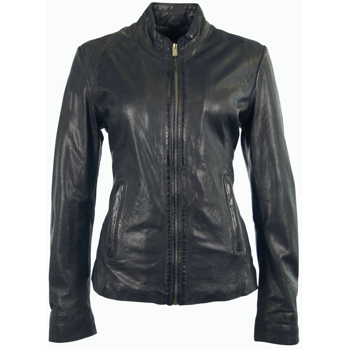 Geaca de Piele Naturala Dama Gipsy Bleumarin Lorel NSLONTV – IMBRACAMINTE