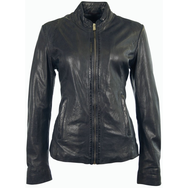 Geaca de Piele Naturala Dama Gipsy Bleumarin Lorel NSLONTV – IMBRACAMINTE Geaca de Piele Naturala Dama Gipsy Bleumarin Lorel NSLONTV – IMBRACAMINTE