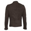 Geaca din Piele Naturala Intoarsa Barbati Gipsy Maro inchis Luca SF ZNUWV – IMBRACAMINTE