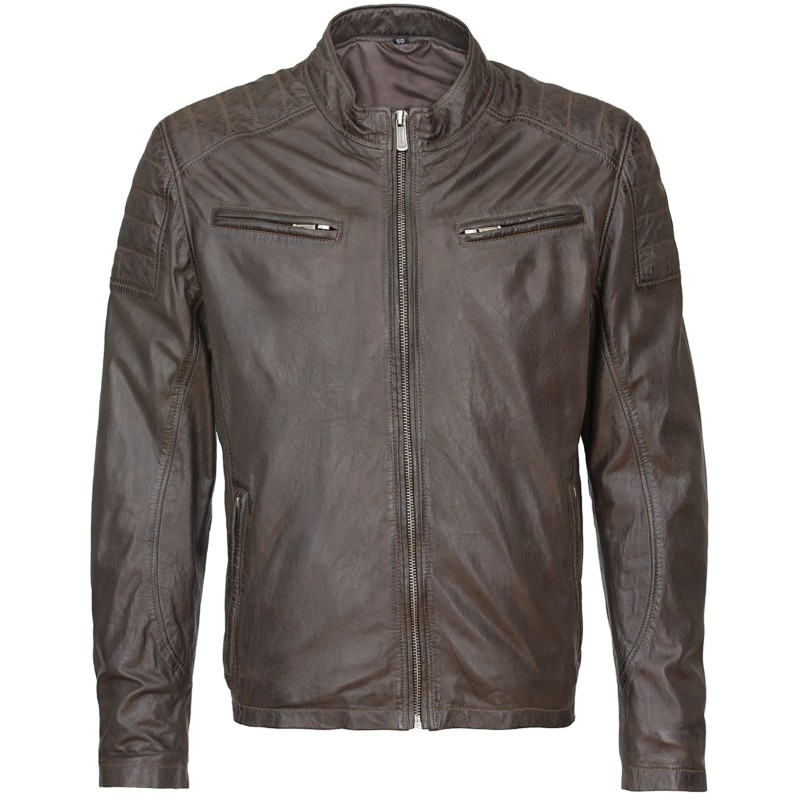 Geaca de Piele Naturala Barbati Gipsy Maro inchis MBJ-1725 – IMBRACAMINTE Geaca de Piele Naturala Barbati Gipsy Maro inchis MBJ-1725 – IMBRACAMINTE