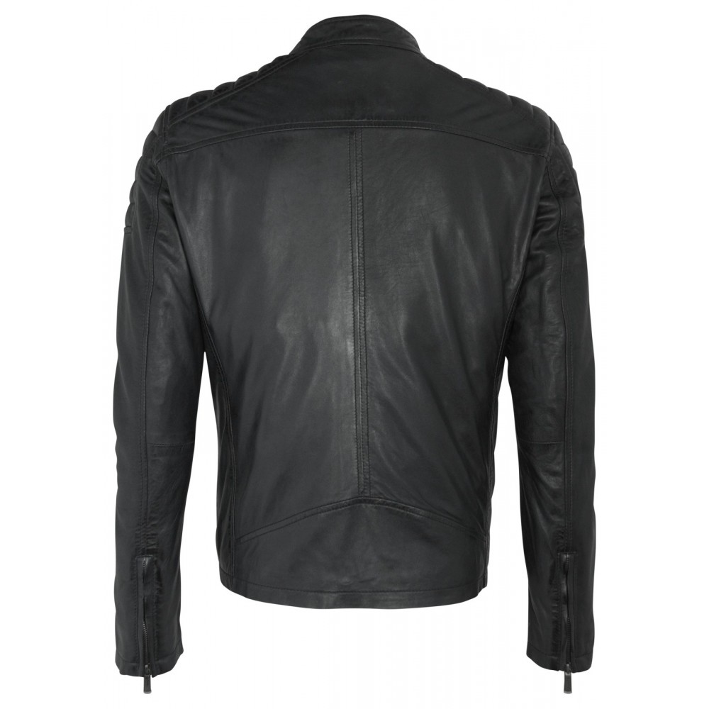 Geaca de Piele Naturala Barbati Gipsy Neagra MBJ-1725 Geaca de Piele Naturala Barbati Gipsy Neagra MBJ-1725 - readytowear.ro