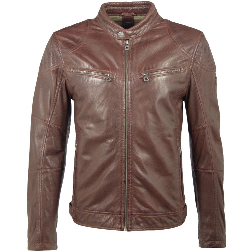 Geaca de Piele Naturala Barbati Gipsy Maro Malik LATREV - readytowear