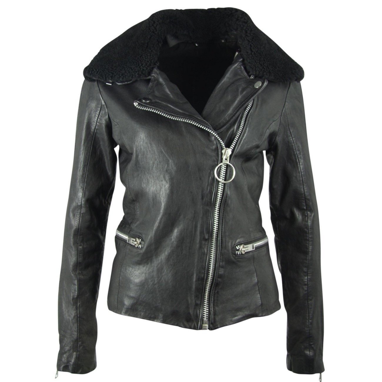 Geaca de Piele Naturala Dama Gipsy Neagra Malu SF LAWOV – IMBRACAMINTE Geaca de Piele Naturala Dama Gipsy Neagra Malu SF LAWOV – IMBRACAMINTE