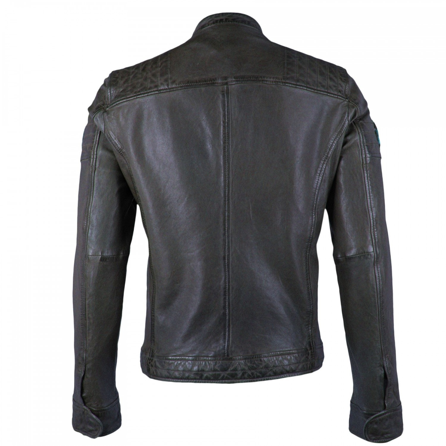 Geaca de Piele Naturala Barbati Gipsy Bleumarin Mansun W18 LAWOV – IMBRACAMINTE