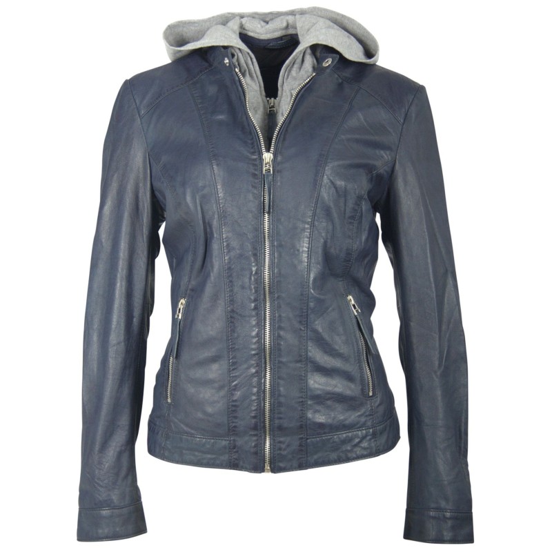 Geaca de Piele Naturala Dama Gipsy Bleumarin Mara 2 LEGV – IMBRACAMINTE Geaca de Piele Naturala Dama Gipsy Bleumarin Mara 2 LEGV – IMBRACAMINTE