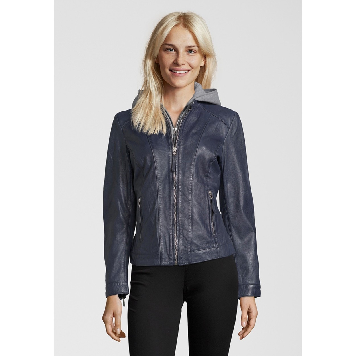 Geaca de Piele Naturala Dama Gipsy Bleumarin Mara 2 LEGV – IMBRACAMINTE Geaca de Piele Naturala Dama Gipsy Bleumarin Mara 2 LEGV – IMBRACAMINTE