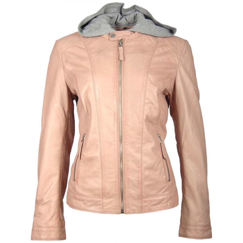 Geaca de Piele Naturala Dama Gipsy Roz Mara 2 LEGV Geaca de Piele Naturala Dama Gipsy Roz Mara 2 LEGV - readytowear.ro