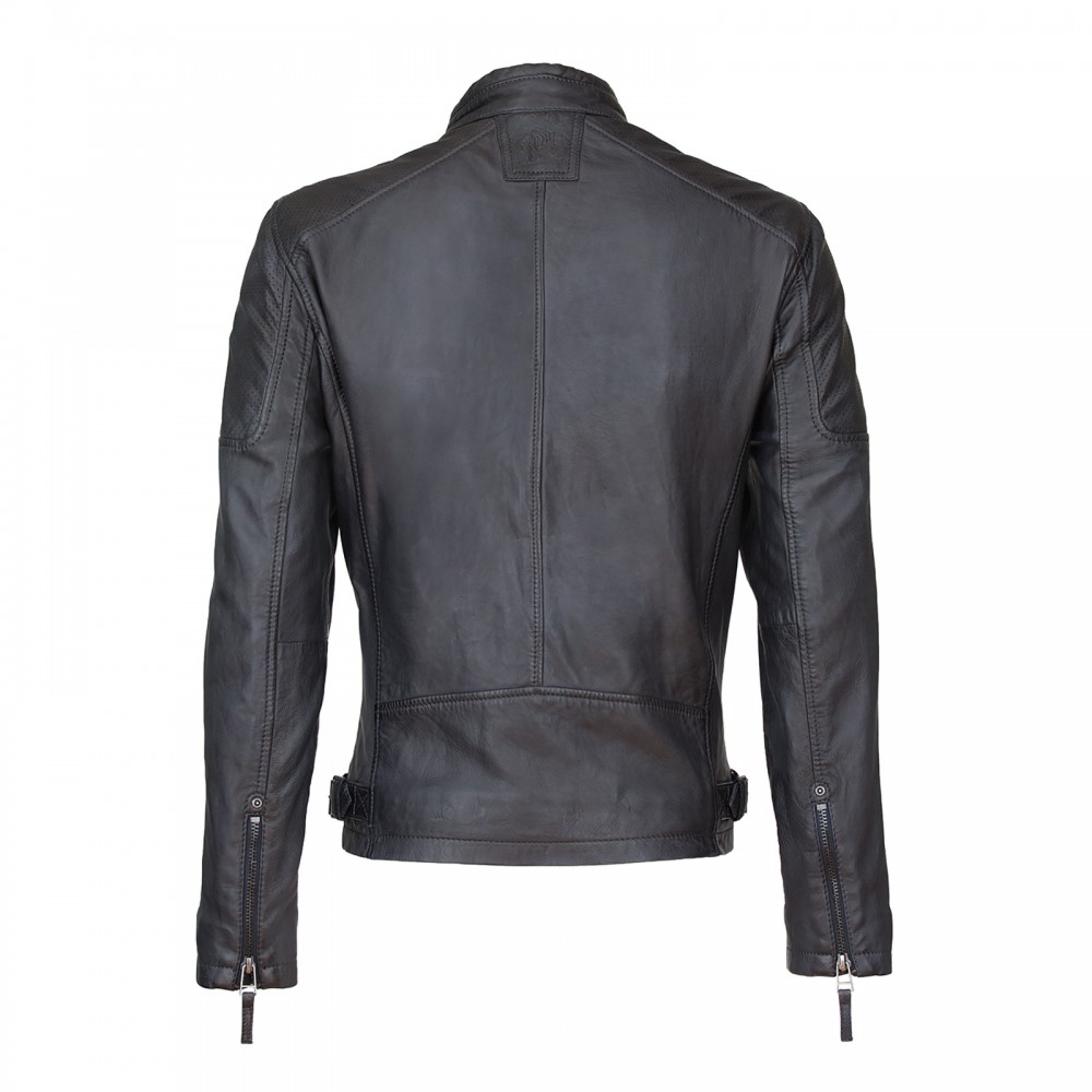 Geaca de Piele Naturala Barbati Gipsy Negru Bleumarin Marc LAKEV Geaca de Piele Naturala Barbati Gipsy Negru Bleumarin Marc LAKEV - readytowear.ro