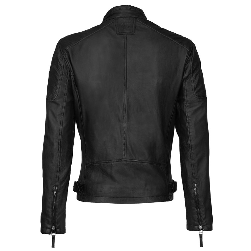 Geaca de Piele Naturala Barbati Gipsy Neagra Marc LAKEV – IMBRACAMINTE