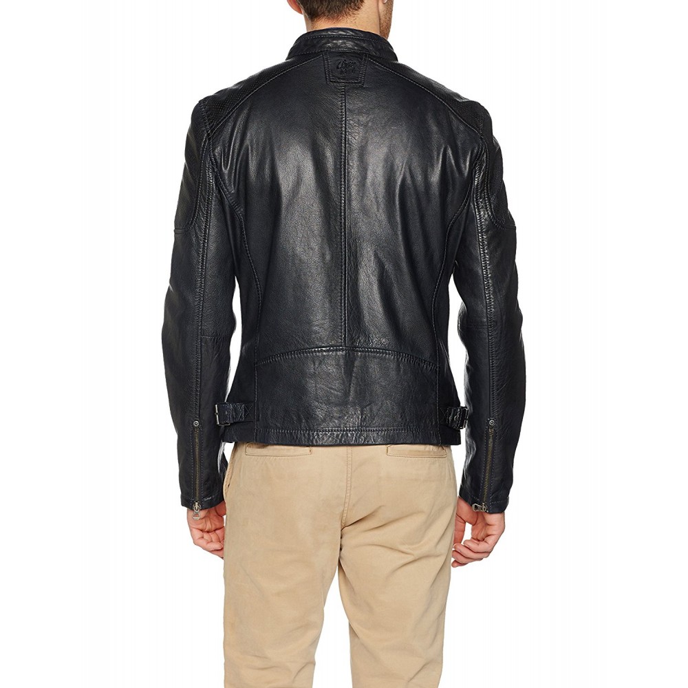 Geaca de Piele Naturala Barbati Gipsy Neagra Marc LAKEV Geaca de Piele Naturala Barbati Gipsy Neagra Marc LAKEV - readytowear.ro