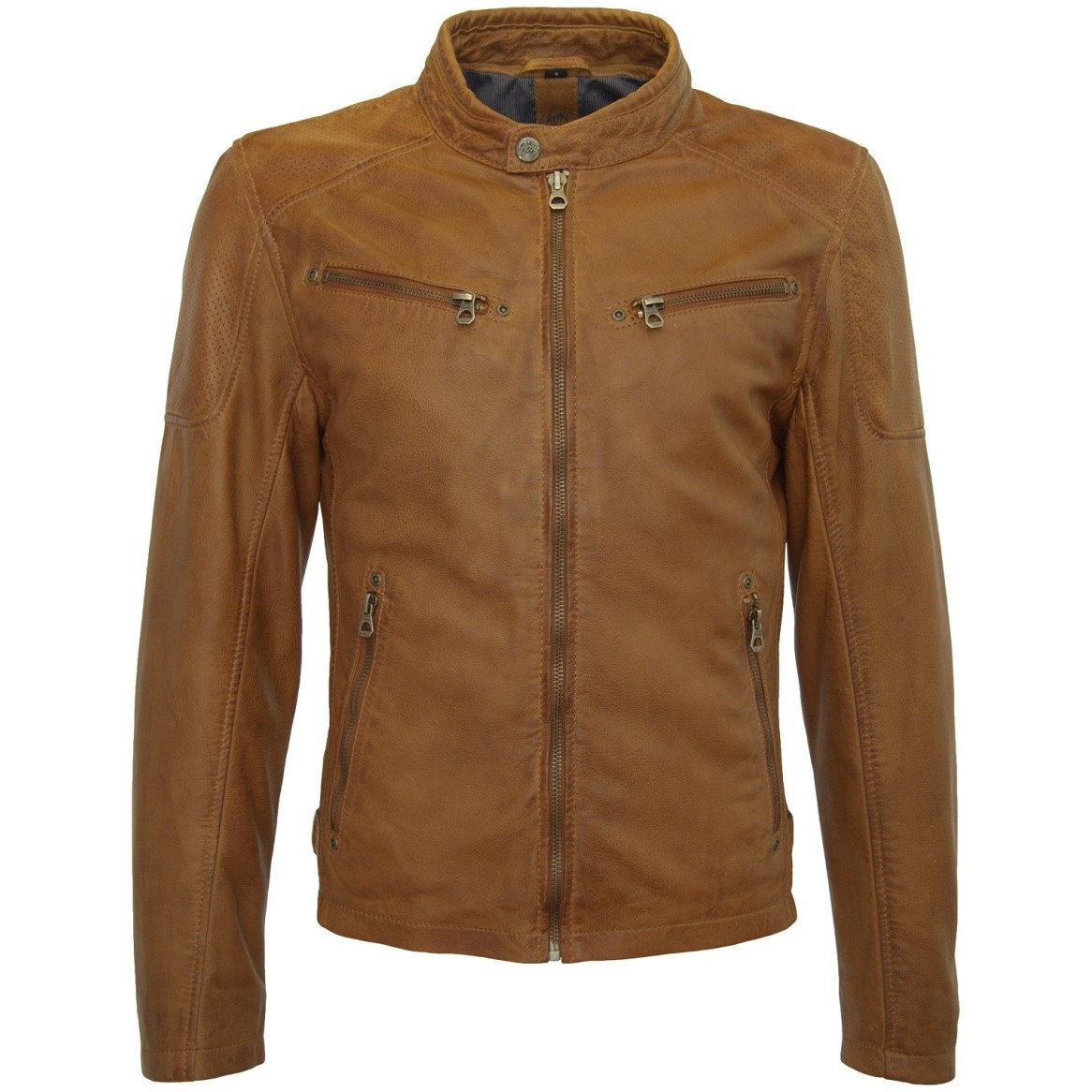 Geaca de Piele Naturala Barbati Gipsy Whisky Marc LAKEV – IMBRACAMINTE