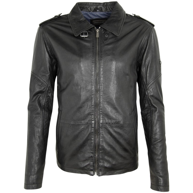 Geaca de Piele Naturala Barbati Gipsy Neagra Marco NSLV – IMBRACAMINTE Geaca de Piele Naturala Barbati Gipsy Neagra Marco NSLV – IMBRACAMINTE