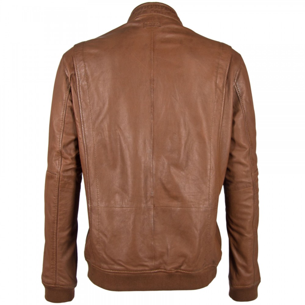 Geaca de Piele Naturala Barbati Gipsy Coniac Maron S20 LGARYV Geaca de Piele Naturala Barbati Gipsy Coniac Maron S20 LGARYV - readytowear.ro