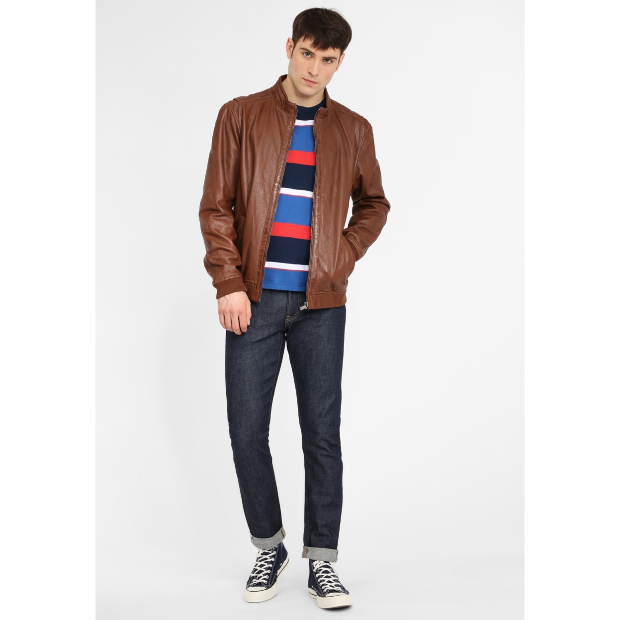 Geaca de Piele Naturala Barbati Gipsy Coniac Maron S20 LGARYV – IMBRACAMINTE Geaca de Piele Naturala Barbati Gipsy Coniac Maron S20 LGARYV – IMBRACAMINTE