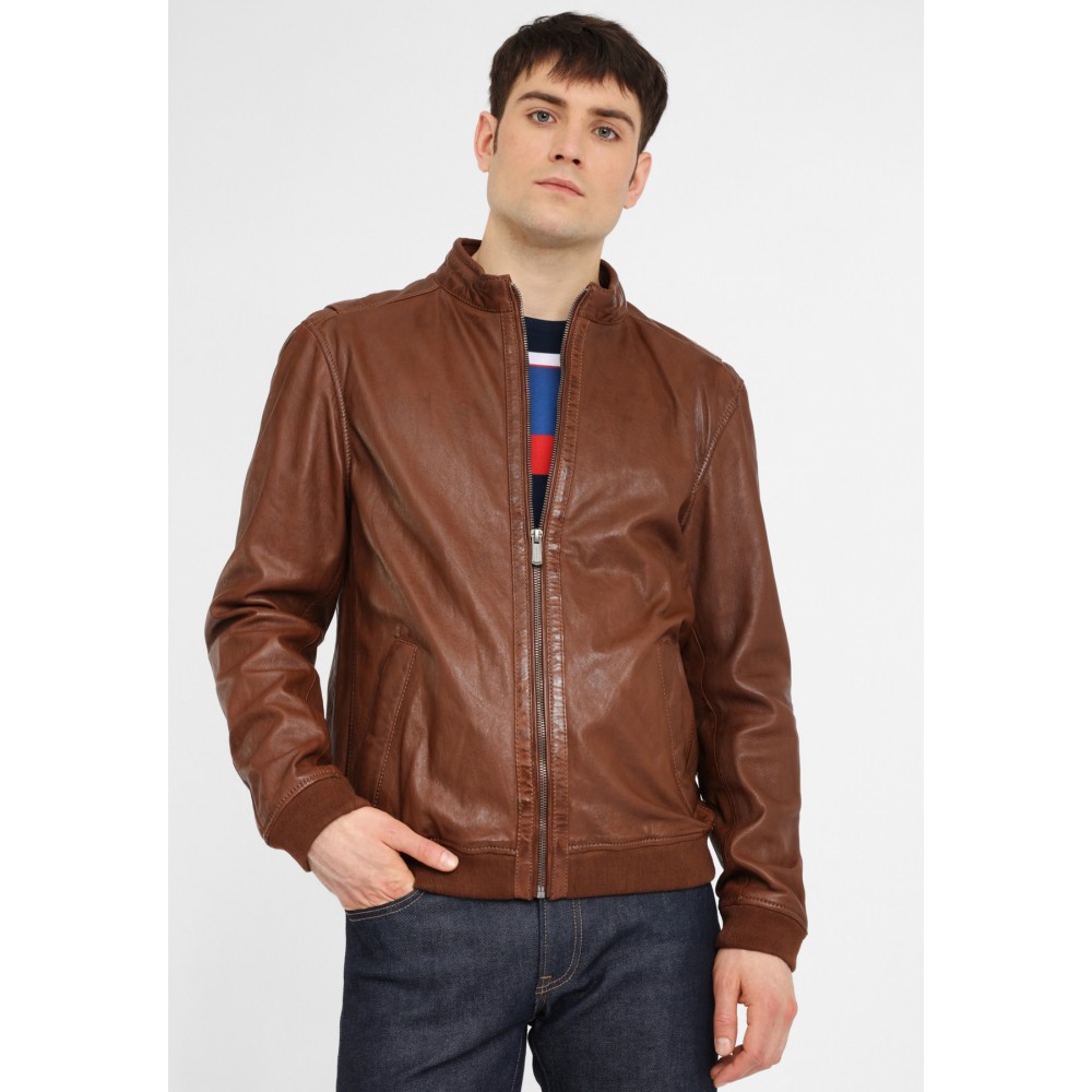 Geaca de Piele Naturala Barbati Gipsy Coniac Maron S20 LGARYV Geaca de Piele Naturala Barbati Gipsy Coniac Maron S20 LGARYV - readytowear.ro