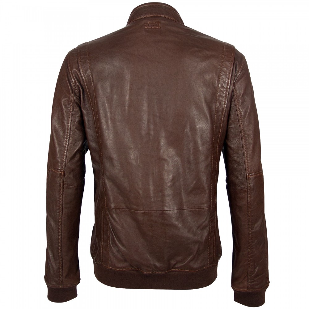 Geaca de Piele Naturala Barbati Gipsy Maro Inchis Maron S20 LGARYV Geaca de Piele Naturala Barbati Gipsy Maro Inchis Maron S20 LGARYV - readytowear.ro