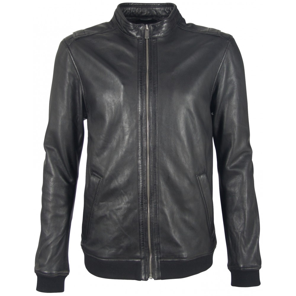 Geaca de Piele Naturala Barbati Gipsy Neagra Maron S20 LGARYV Geaca de Piele Naturala Barbati Gipsy Neagra Maron S20 LGARYV - readytowear.ro