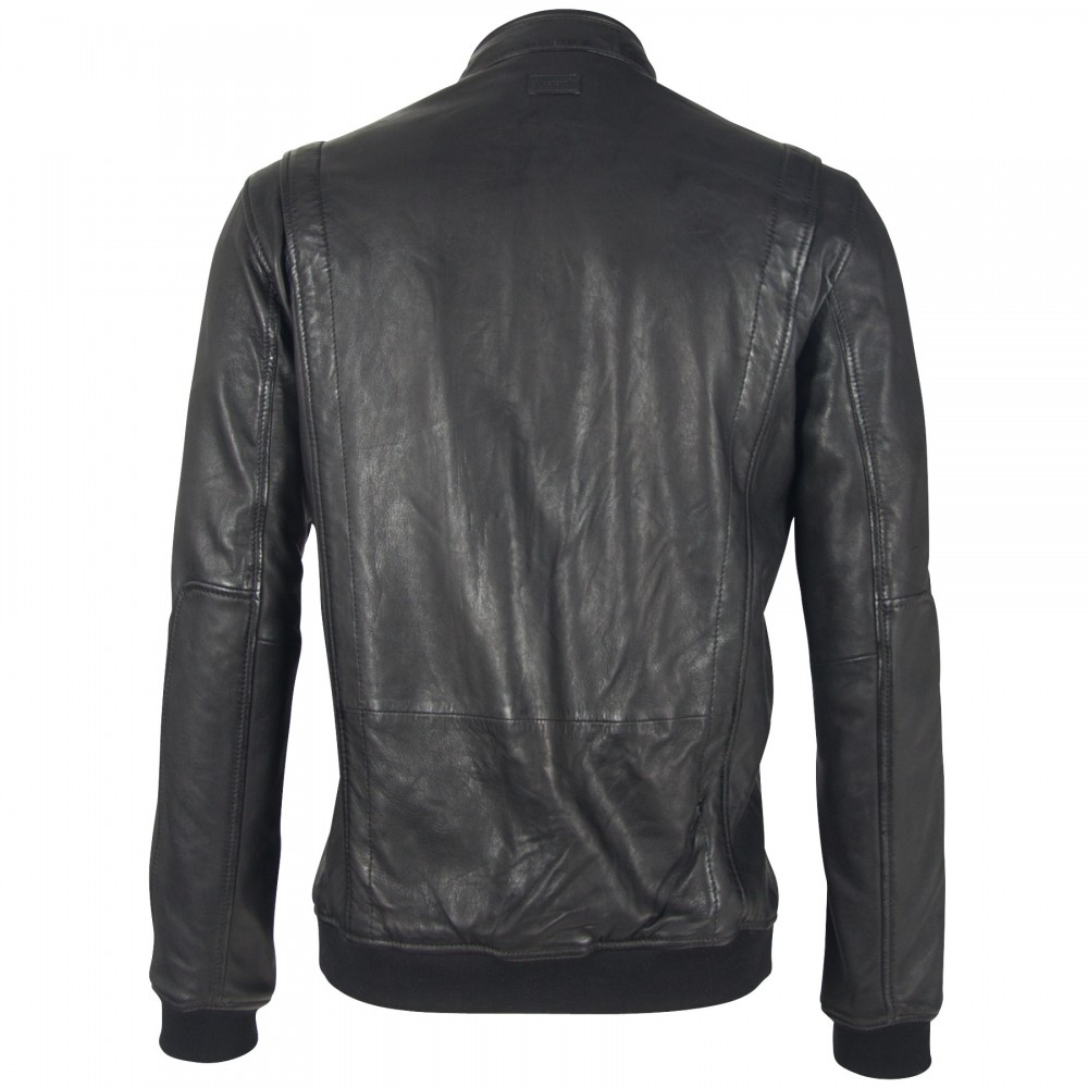 Geaca de Piele Naturala Barbati Gipsy Neagra Maron S20 LGARYV Geaca de Piele Naturala Barbati Gipsy Neagra Maron S20 LGARYV - readytowear.ro