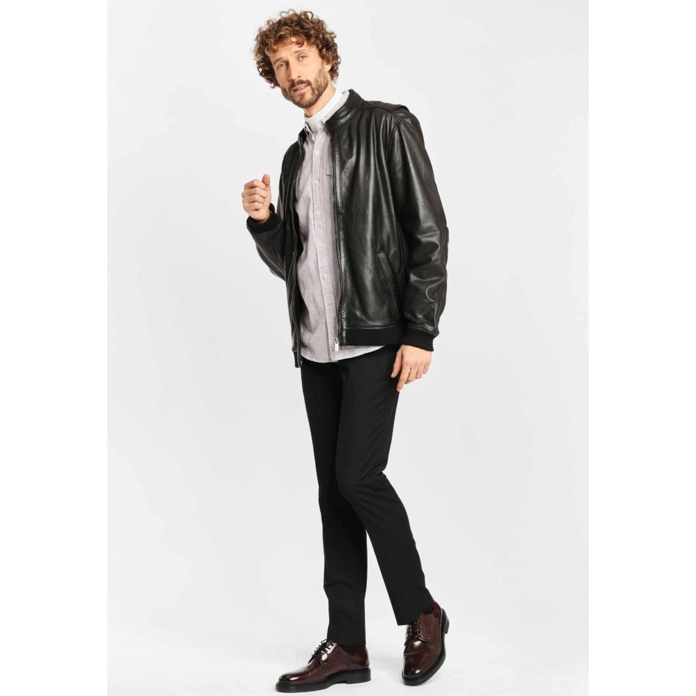 Geaca de Piele Naturala Barbati Gipsy Neagra Maron S20 LGARYV Geaca de Piele Naturala Barbati Gipsy Neagra Maron S20 LGARYV - readytowear.ro