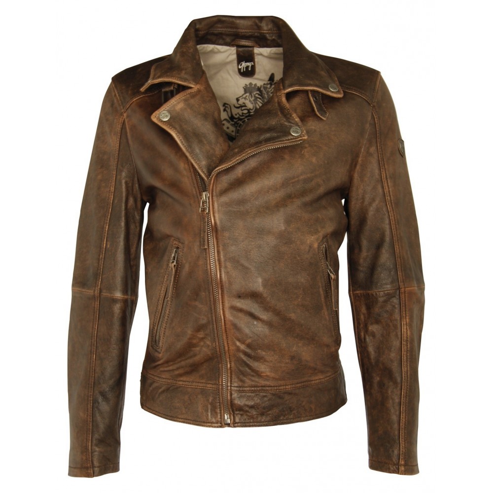 Geaca de Piele Naturala Barbati Gipsy Maro Vintage Marvin Geaca de Piele Naturala Barbati Gipsy Maro Vintage Marvin