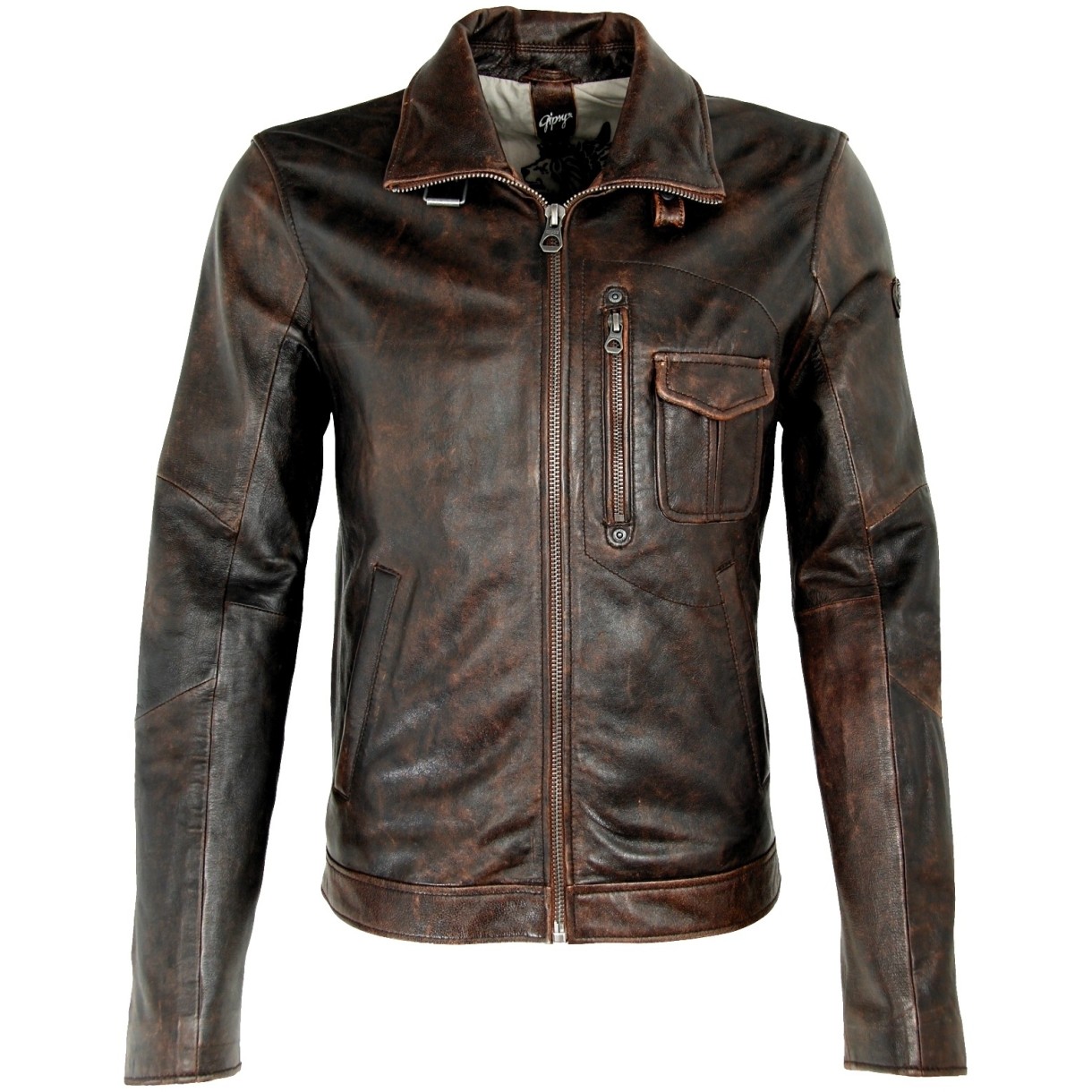 Geaca de Piele Naturala Barbati Gipsy Maro vintage Mason SF LANTV – IMBRACAMINTE