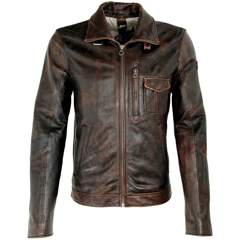Geaca de Piele Naturala Barbati Gipsy Maro vintage Mason SF LANTV – IMBRACAMINTE Geaca de Piele Naturala Barbati Gipsy Maro vintage Mason SF LANTV – IMBRACAMINTE