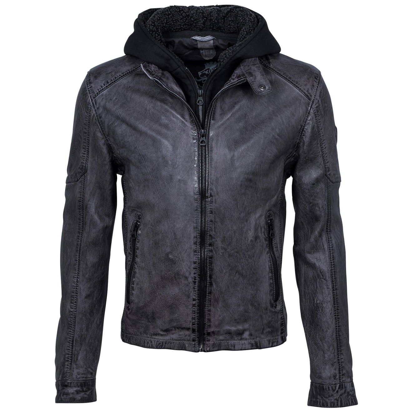 Geaca de Piele Naturala Barbati Gipsy Grafit Max 2 LANOV – IMBRACAMINTE