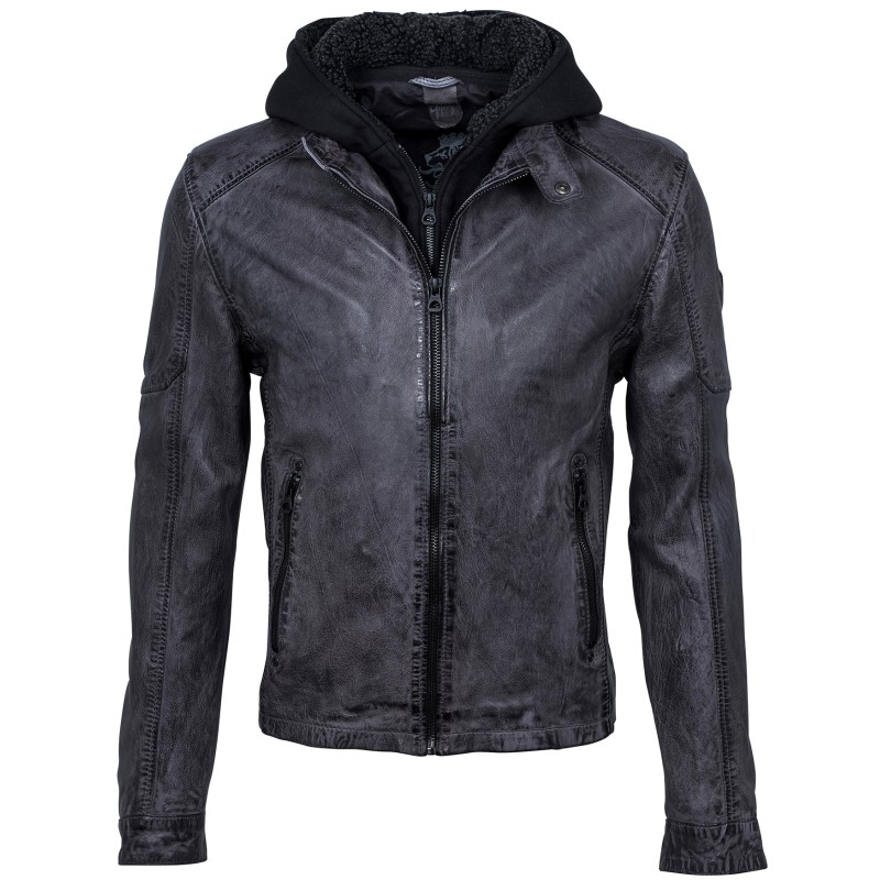 Geaca de Piele Naturala Barbati Gipsy Grafit Max 2 LANOV – IMBRACAMINTE