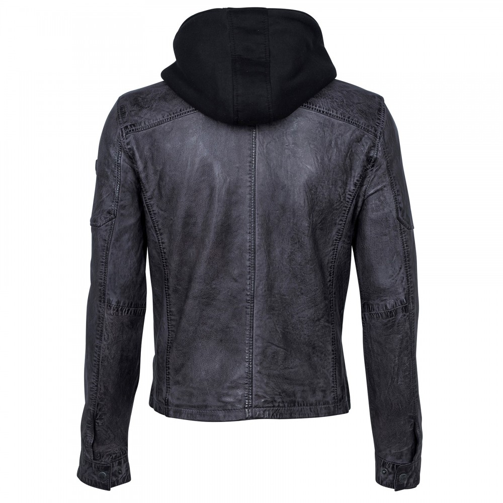 Geaca de Piele Naturala Barbati Gipsy Grafit Max 2 LANOV Geaca de Piele Naturala Barbati Gipsy Grafit Max 2 LANOV - readytowear.ro
