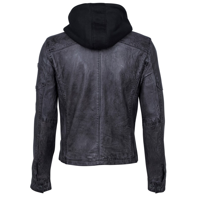 Geaca de Piele Naturala Barbati Gipsy Grafit Max 2 LANOV – IMBRACAMINTE