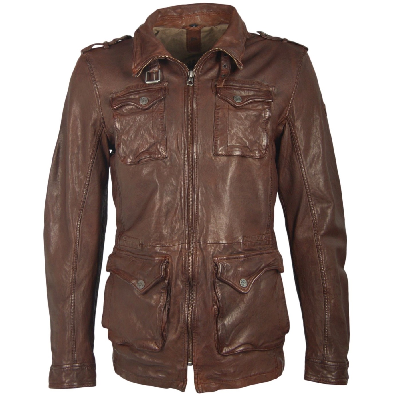 Geaca de Piele Naturala Barbati Gipsy Maro Melbourne LAROV – IMBRACAMINTE