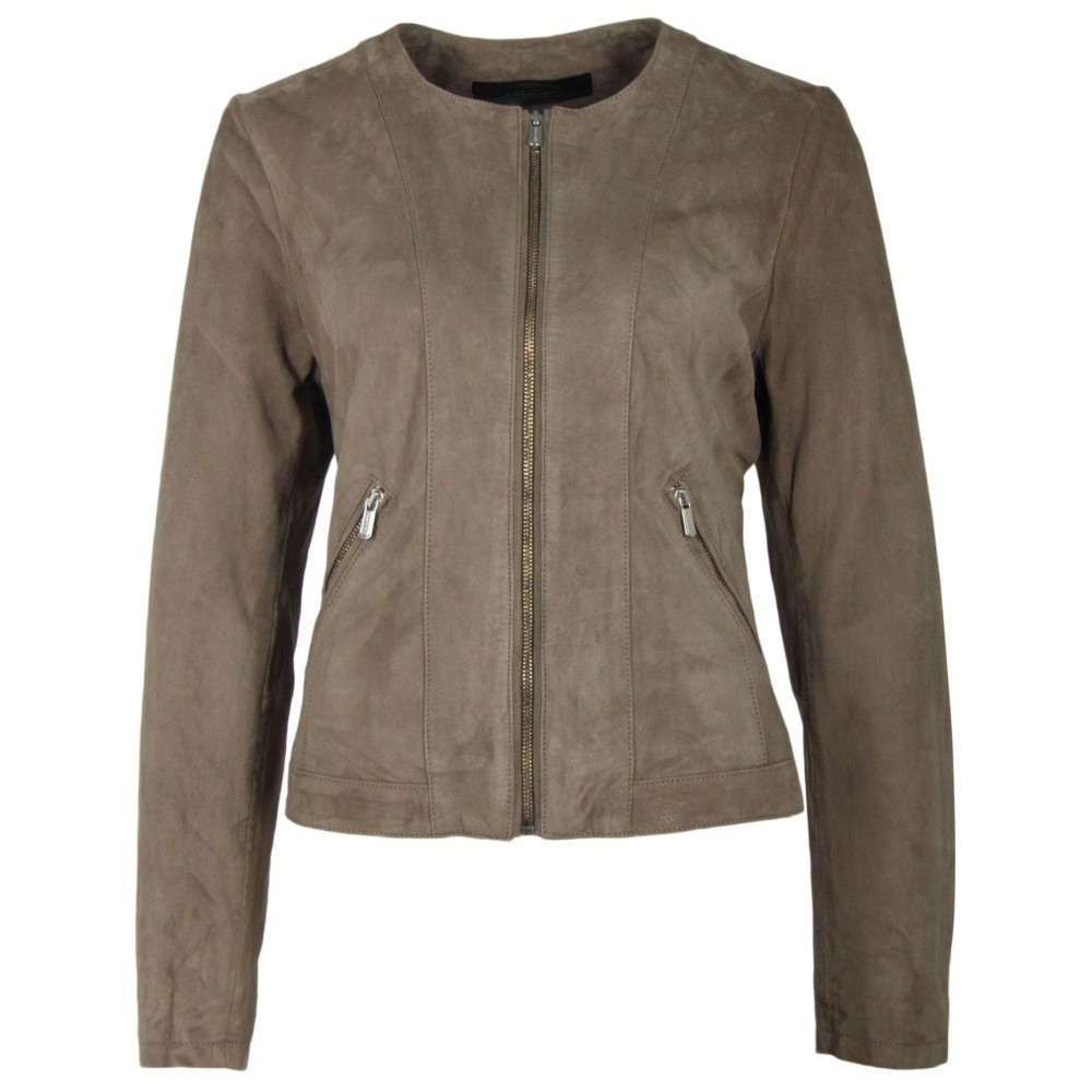 Geaca de Piele Naturala Dama Gipsy Gri Mia ZV Geaca de Piele Naturala Dama Gipsy Gri Mia ZV - readytowear.ro