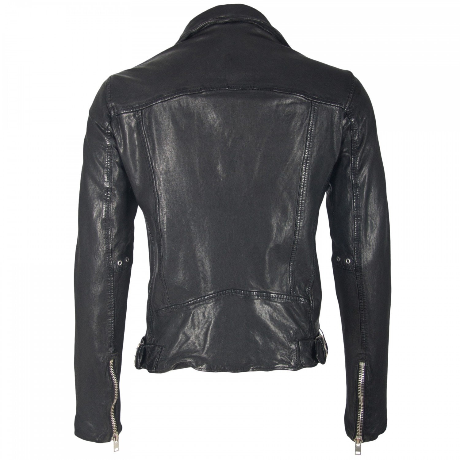 Geaca de Piele Naturala Barbati Gipsy Neagra Milas SF LAMEZV – Black Friday