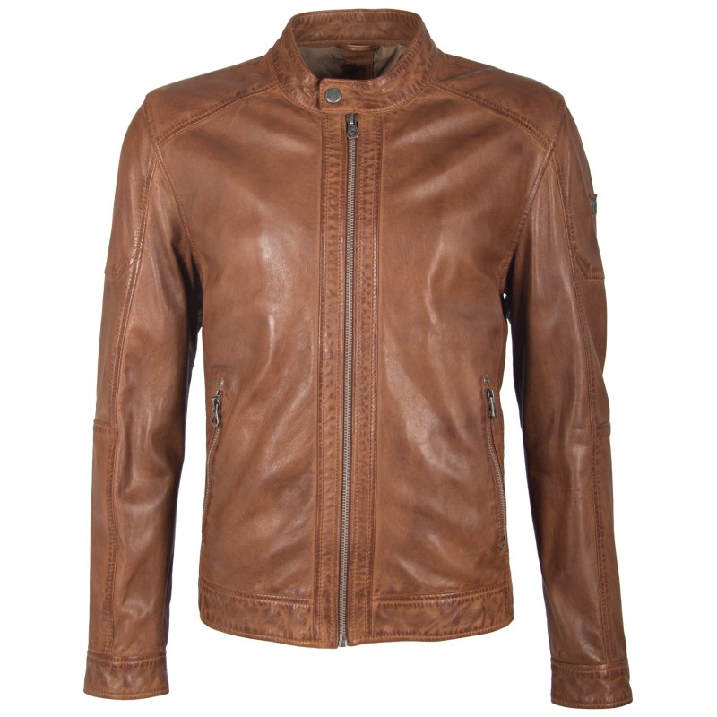 Geaca de Piele Naturala Barbati Gipsy Coniac Milow NSLV – IMBRACAMINTE Geaca de Piele Naturala Barbati Gipsy Coniac Milow NSLV – IMBRACAMINTE