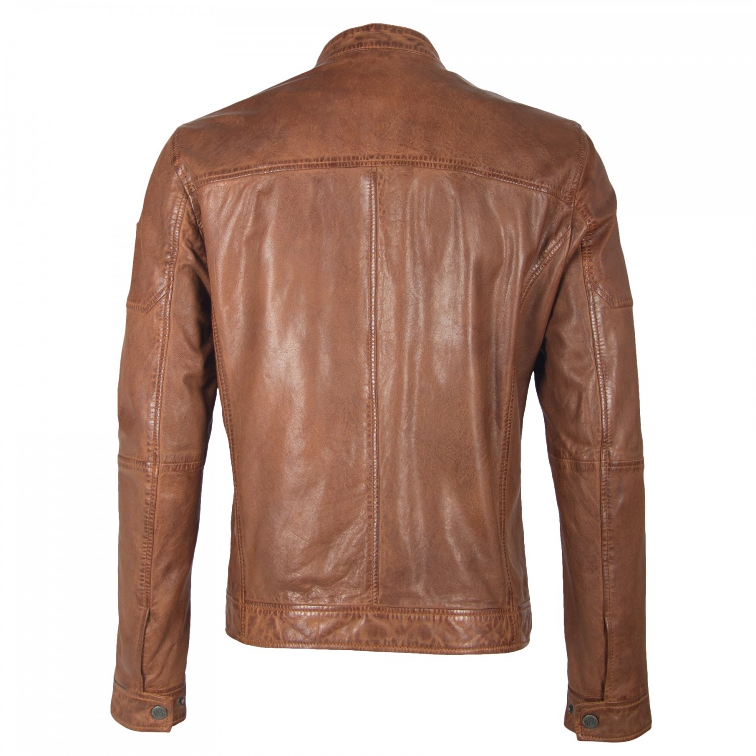 Geaca de Piele Naturala Barbati Gipsy Coniac Milow NSLV – IMBRACAMINTE